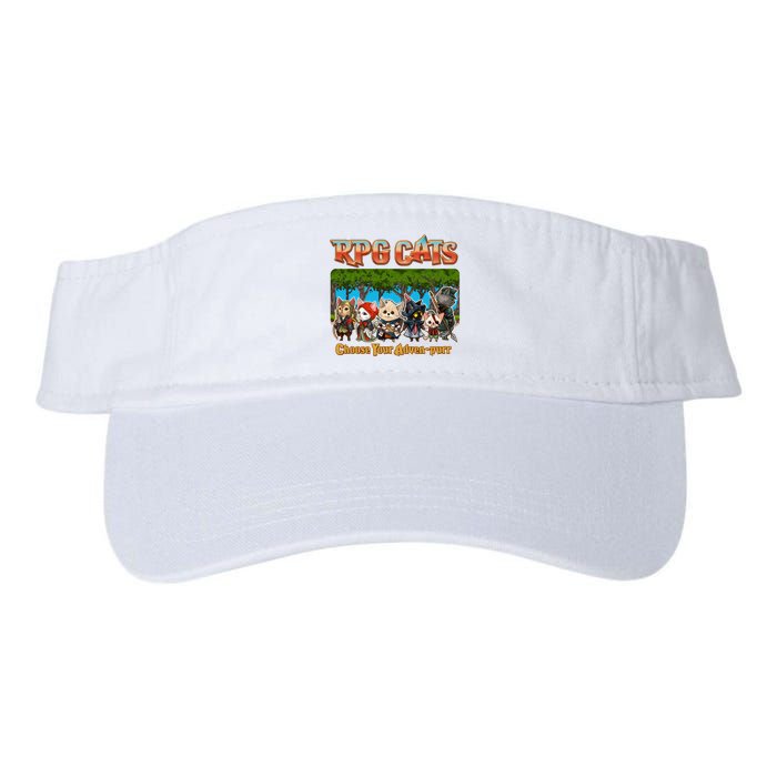 Funny Cute RPG Cats Choose Your Advenpurr Visor
