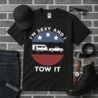 Funny Camping Rv Im Sexy And I Tow It Tall T-Shirt