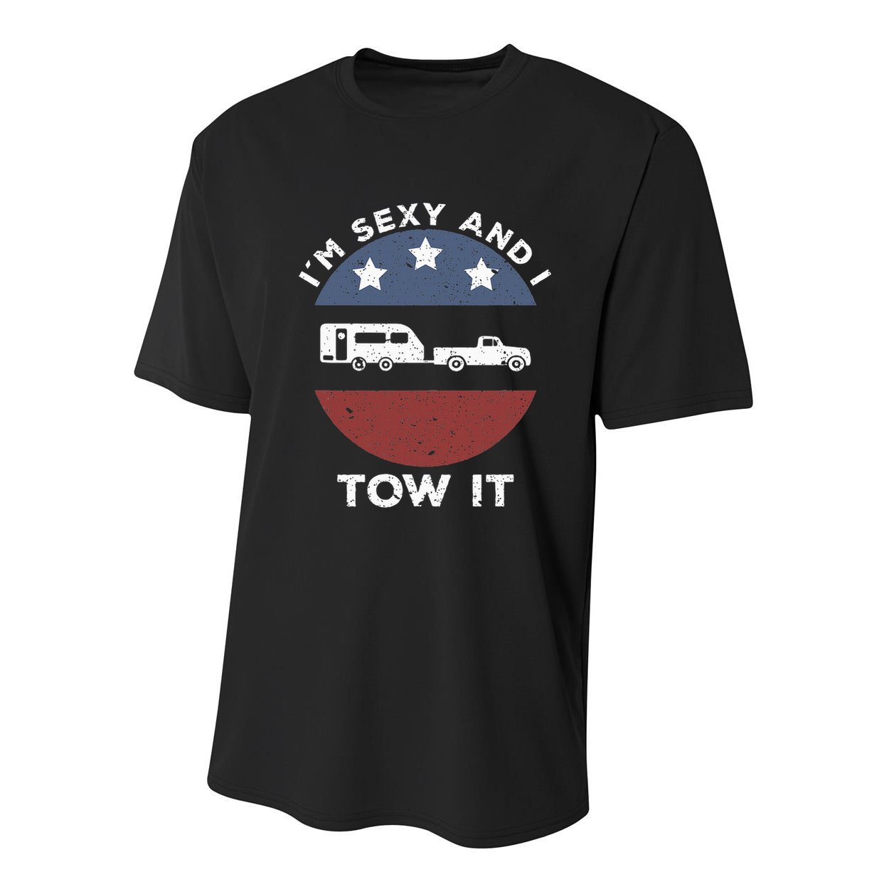 Funny Camping Rv Im Sexy And I Tow It Youth Performance Sprint T-Shirt