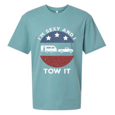 Funny Camping Rv Im Sexy And I Tow It Sueded Cloud Jersey T-Shirt