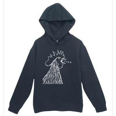 Funny Chicken Rooster Saying Fuck Urban Pullover Hoodie