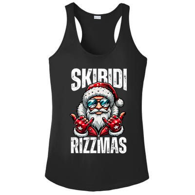 Funny Christmas Rizz Santa Ski Bi Di Rizzmas Ladies PosiCharge Competitor Racerback Tank