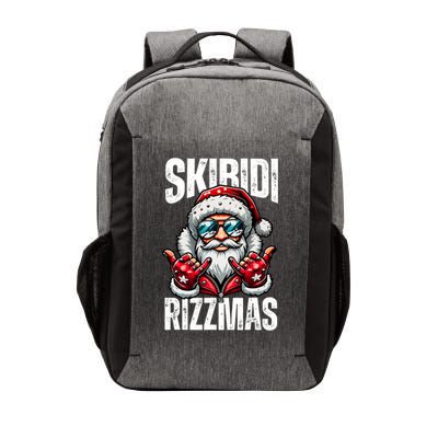 Funny Christmas Rizz Santa Ski Bi Di Rizzmas Vector Backpack