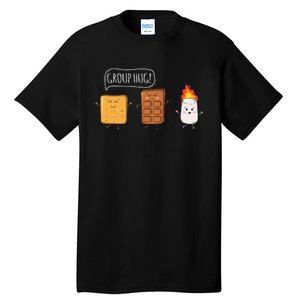 Funny Camping Roasting Bonfire Adventure Tall T-Shirt