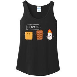 Funny Camping Roasting Bonfire Adventure Ladies Essential Tank