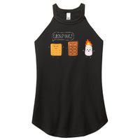 Funny Camping Roasting Bonfire Adventure Women's Perfect Tri Rocker Tank