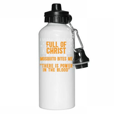 Funny Christian Religious Servant Of God Faithful Jesus Aluminum Water Bottle