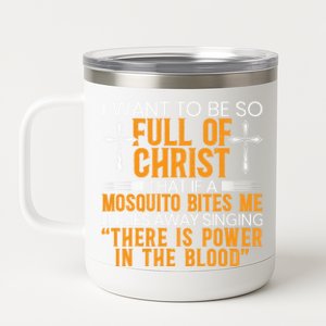 Funny Christian Religious Servant Of God Faithful Jesus 12 oz Stainless Steel Tumbler Cup