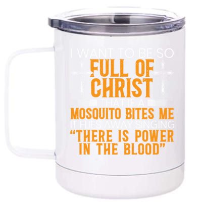 Funny Christian Religious Servant Of God Faithful Jesus 12 oz Stainless Steel Tumbler Cup