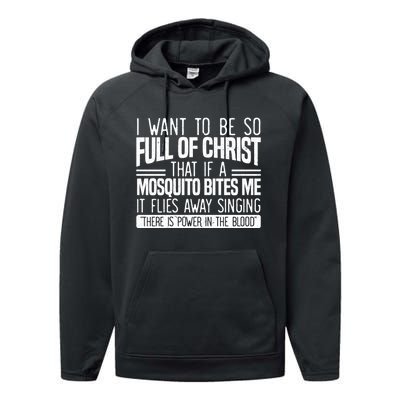 Funny Christian Religious Servant Of God Faithful Jesus Performance Fleece Hoodie