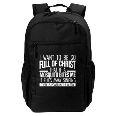 Funny Christian Religious Servant Of God Faithful Jesus Daily Commute Backpack