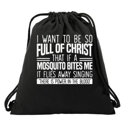 Funny Christian Religious Servant Of God Faithful Jesus Drawstring Bag