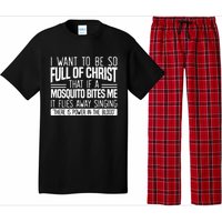 Funny Christian Religious Servant Of God Faithful Jesus Pajama Set