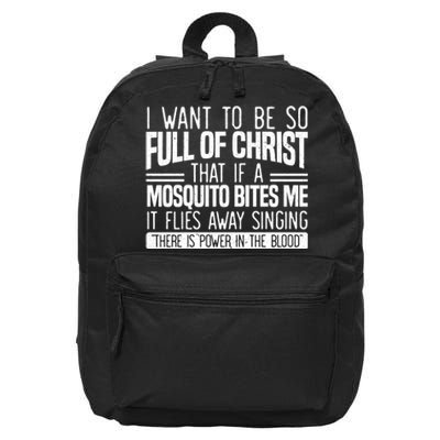 Funny Christian Religious Servant Of God Faithful Jesus 16 in Basic Backpack