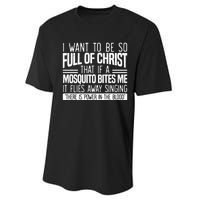 Funny Christian Religious Servant Of God Faithful Jesus Performance Sprint T-Shirt