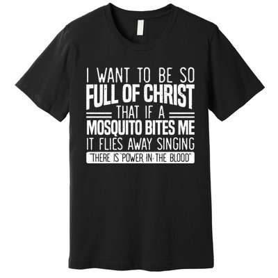 Funny Christian Religious Servant Of God Faithful Jesus Premium T-Shirt