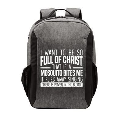 Funny Christian Religious Servant Of God Faithful Jesus Vector Backpack