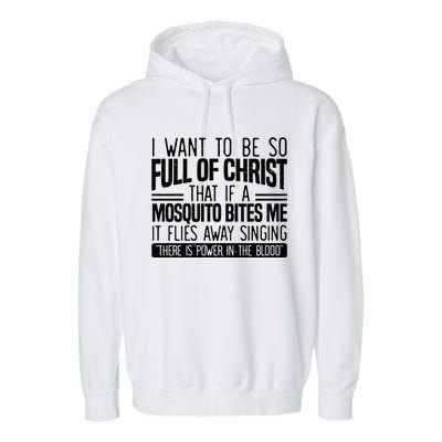 Funny Christian Religious Servant Of God Faithful Jesus Garment-Dyed Fleece Hoodie