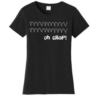 Funny Cardiac Rhythm Oh Crap Nurse Women's T-Shirt