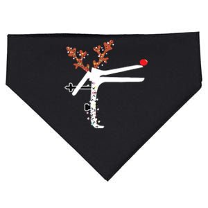 Funny Christmas Reindeer Speculum Nurse Ld Nursing Xmas USA-Made Doggie Bandana