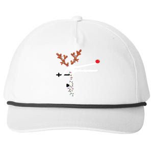 Funny Christmas Reindeer Speculum Nurse Ld Nursing Xmas Snapback Five-Panel Rope Hat