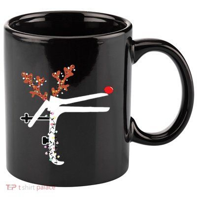 Funny Christmas Reindeer Speculum Nurse Ld Nursing Xmas 11oz C Handle Ceramic Mug
