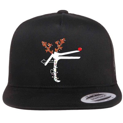 Funny Christmas Reindeer Speculum Nurse Ld Nursing Xmas Flatbill Hat