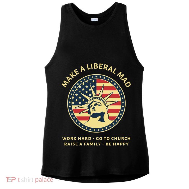 Funny Conservative Republican MAGA Gift Ladies PosiCharge Tri-Blend Wicking Tank