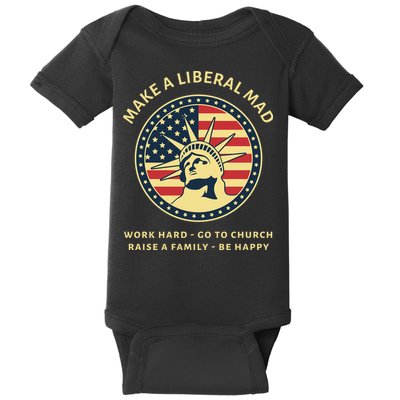 Funny Conservative Republican MAGA Gift Baby Bodysuit
