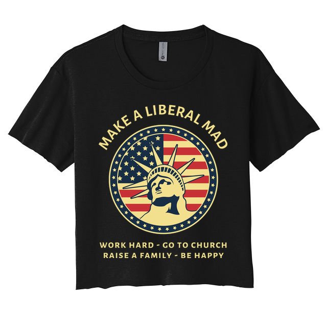 Funny Conservative Republican MAGA Gift Crop Top