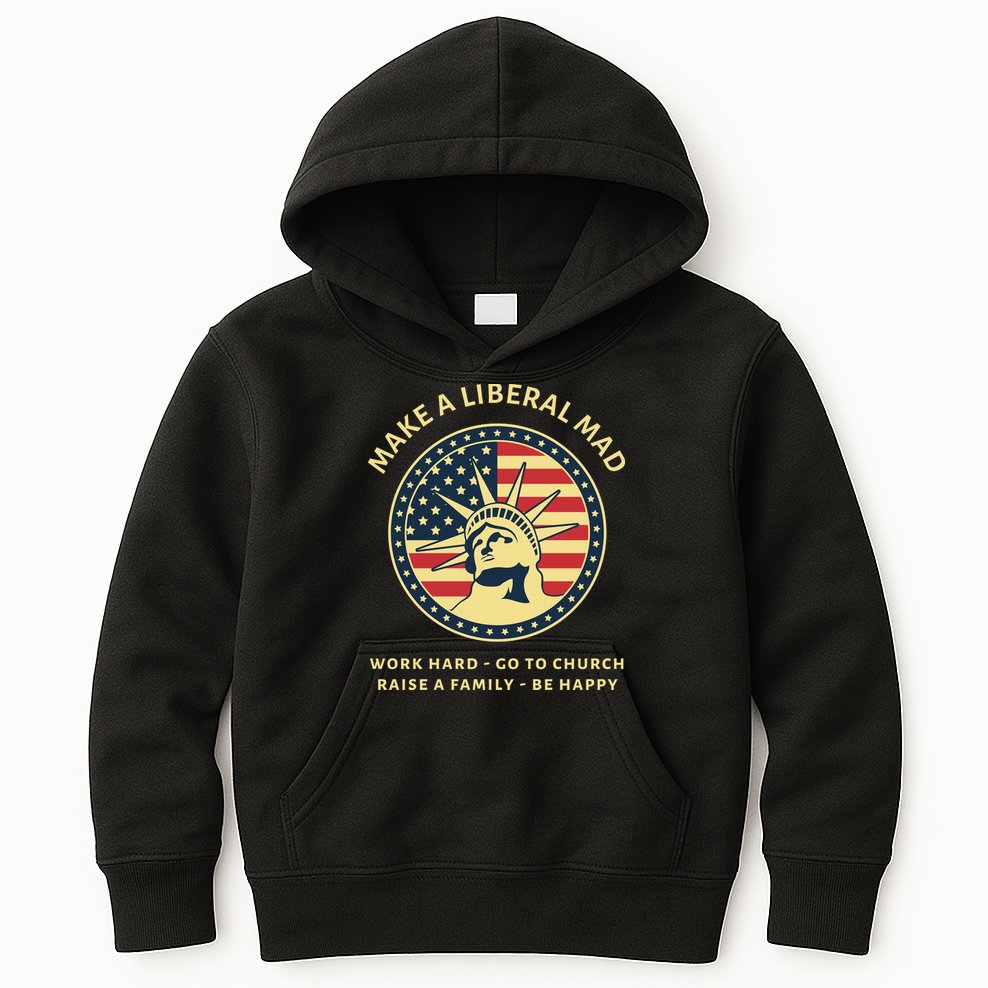 Funny Conservative Republican MAGA Gift Kids Hoodie