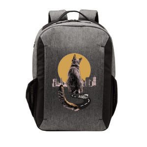 Funny City Road Highway Cat Vector Backpack