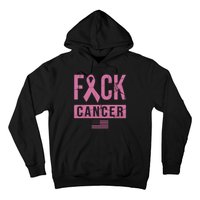 F*ck Cancer Ribbon American Flag Tribute Hoodie