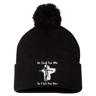 Funny Christian Religious Servant Of God Faithful Jesus Pom Pom 12in Knit Beanie