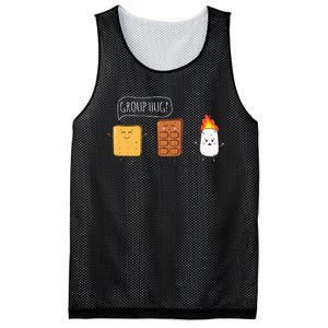 Funny Camping Roasting Bonfire Adventure Mesh Reversible Basketball Jersey Tank