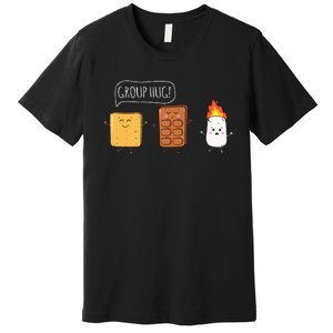 Funny Camping Roasting Bonfire Adventure Premium T-Shirt