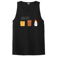 Funny Camping Roasting Bonfire Adventure PosiCharge Competitor Tank