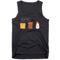 Funny Camping Roasting Bonfire Adventure Tank Top