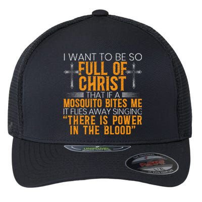 Funny Christian Religious Servant Of God Faithful Jesus Flexfit Unipanel Trucker Cap