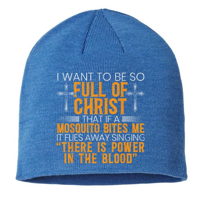 Funny Christian Religious Servant Of God Faithful Jesus Sustainable Beanie