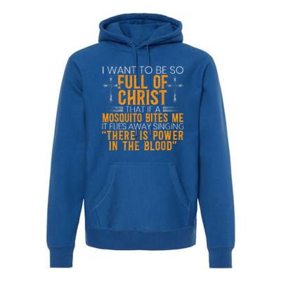 Funny Christian Religious Servant Of God Faithful Jesus Premium Hoodie