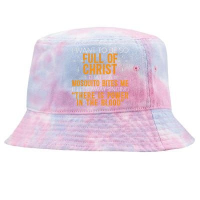 Funny Christian Religious Servant Of God Faithful Jesus Tie-Dyed Bucket Hat