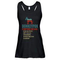 Funny Conservative Republican Anti Biden Donkeypox  Ladies Essential Flowy Tank