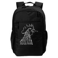 Funny Chicken Rooster Saying Fuck Daily Commute Backpack