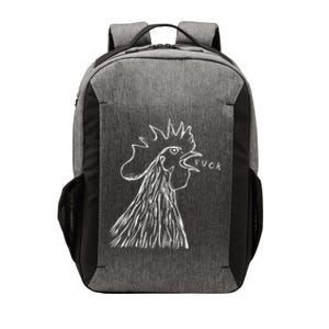 Funny Chicken Rooster Saying Fuck Vector Backpack