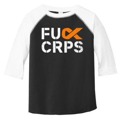 Fuck CRPS RSD Awareness Orange Ribbon Warrior Support Toddler Fine Jersey T-Shirt