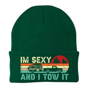 Funny Camping RV Im Sexy And I Tow It RV Camper Knit Cap Winter Beanie