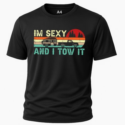 Funny Camping RV Im Sexy And I Tow It RV Camper Performance Shirt