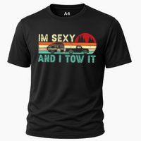 Funny Camping RV Im Sexy And I Tow It RV Camper Performance Shirt
