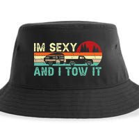Funny Camping RV Im Sexy And I Tow It RV Camper Sustainable Bucket Hat